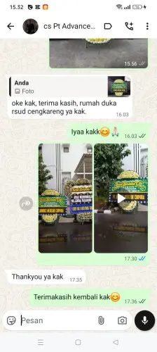 Testimonial Papan Bunga Pernikahan subang